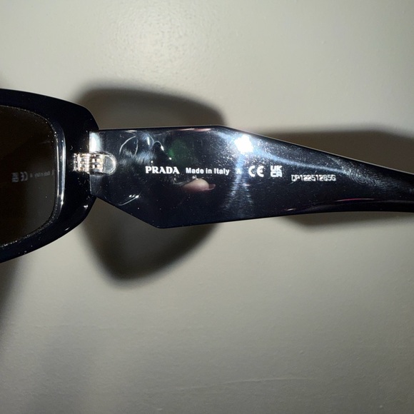 Prada Black Symbole Sunglasses PR17WS main image 8